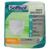 SOFFISOF PANTS DISCREET AIR DRY MEDIUM GIRO VITA 70/110 CM 8 PZ DISPOSITIVO MEDICO CE DI CLASSE 1