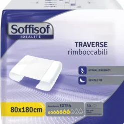 SOFFISOF TRAVERSE IDEALITE 80x180 RIMBOCCABILE ASSORBEZA EXTRA 30 PZDISPOSITIVO MEDICO CE DI CLASSE 1