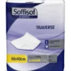 SOFFISOF TRAVERSE LETTO ASSORBENZA EXTRA 60x90 15 PZ DISPOSITIVO MEDICO CE DI CLASSE 1 IN PURA CELLULOSA PEFC
