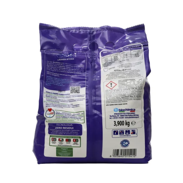 SOFT DETERSIVO BUCATO LAVATRICE IN POLVERE LAVANDA INTENSA SACCO 78 MISURINI KG 3,900