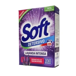 SOFT DETERSIVO BUCATO LAVATRICE IN POLVERE LAVANDA IGIENIZZANTE FUSTONE 105 LAVAGGI KG 5,250
