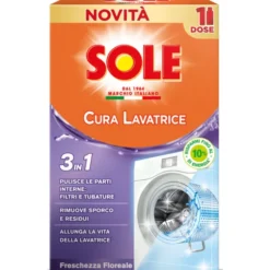 SOLE CURA LAVATRICE LIQUIDO 3in1 FRESCHEZZA FLOREALE 250 ML