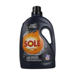 SOLE DETERSIVO BUCATO A MANO E LAVATRICE LIQUIDO LANA E CAPI DELICATI SCURI 33 LAVAGGI 2 LITRI