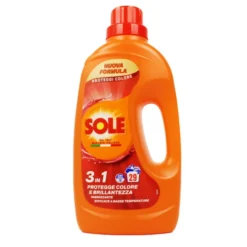 SOLE DETERSIVO LIQUIDO BUCATO LAVATRICE PROTEGGI COLORE 29 LAVAGGI LT 1,305