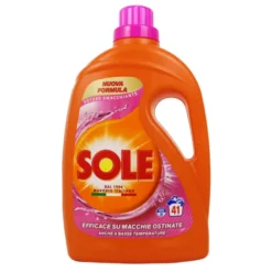 SOLE DETERSIVO LIQUIDO BUCATO LAVATRICE POTERE SMACCHIANTE 41 LAVAGGI LT 1,845