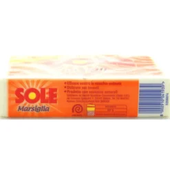 SOLE SAPONE BUCATO PEZZI MARSIGLIA BIANCO 2 PEZZI 500 GRAMMI