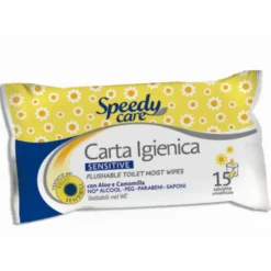 SPEEDY CARE CARTA IGIENICA 15 SALVIETTE SENSITIVE POCKET