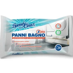 SPEEDY CLEAN 40 PANNIBAGNO TRIPLA AZIONE DETERGENTI & IGIENIZZANTI