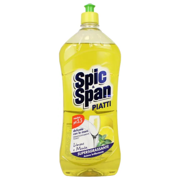 SPIC & SPAN DETERSIVO PIATTI LIMOME e MENTA 1000 ML