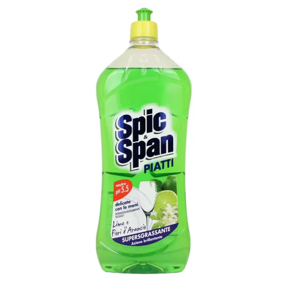 SPIC & SPAN DETERSIVO PIATTI LIME e FIORI D'ARANCIO 1000 ML