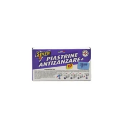 SPIRA PIASTRINE ANTI-ZANZARA PER ELETTROEMANATORE 10 PZ