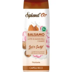 SPLENDOR BALSAMO LATTE DI MANDORLA e KARITE' NUTRIENTE CAPELLI RICCI 300 ML