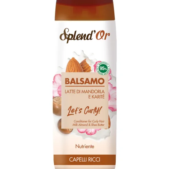 SPLENDOR BALSAMO LATTE DI MANDORLA e KARITE' NUTRIENTE CAPELLI RICCI 300 ML