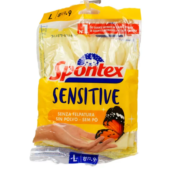 SPONTEX GUANTI SENSITIVE IN LATTICE TAGLIA LARGE 8 1/2-9