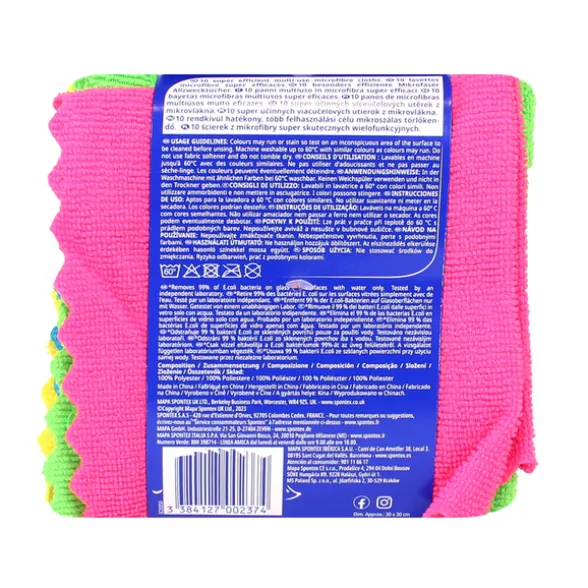 SPONTEX MICROFIBRE MULTI 30x30 CM 10 PZ