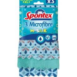 SPONTEX MICROFIBRE 3 PANNI MOSAIK 30x40 CM
