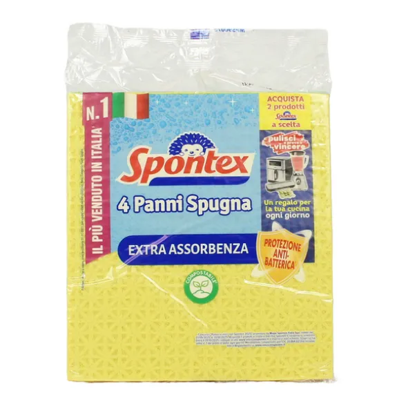 SPONTEX PANNISPUGNA4 PEZZI