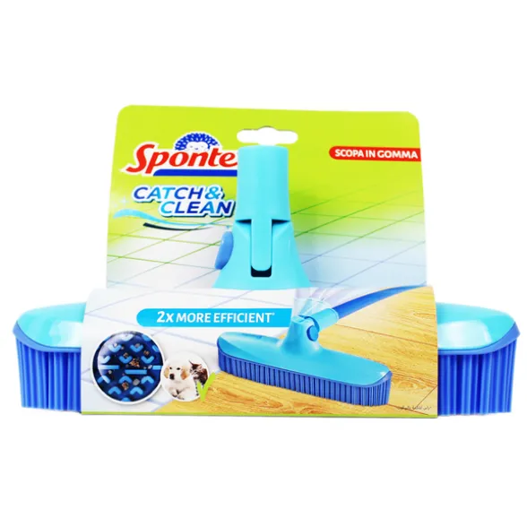 SPONTEX SCOPA IN GOMMA CATCH&CLEAN - NO MANICO