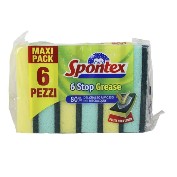 SPONTEX SPUGNA ABRASIVA MULTI POWER 6 PZ
