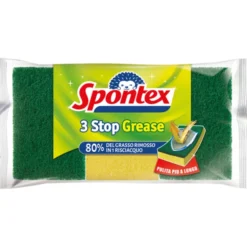SPONTEX SPUGNA CUCINA STOP GREASE 3 PEZZI