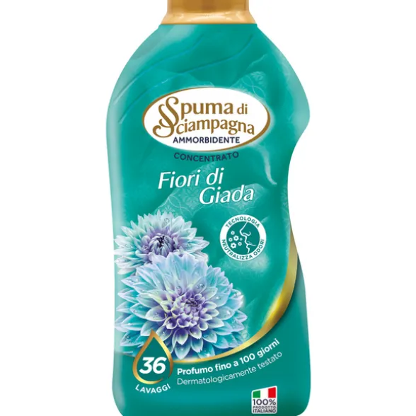 SPUMA DI SCIAMPAGNA AMMORBIDENTE CONCENTRATO FIORI DI GIADA 36 LAVAGGI 720 ML
