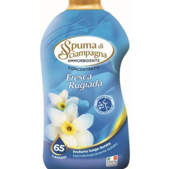 SPUMA DI SCIAMPAGNA AMMORBIDENTE CONCENTRATO FRESCA RUGIADA 65 LAVAGGI
