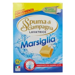 SPUMA DI SCIAMPAGNA DETERSIVO BUCATO LAVATRICE MARSIGLIA VALIGETTA 92 LAVAGGI