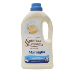 SPUMA DI SCIAMPAGNA DETERSIVO BUCATO LAVATRICE MARSIGLIA 27 LAVAGGI 1215 ML