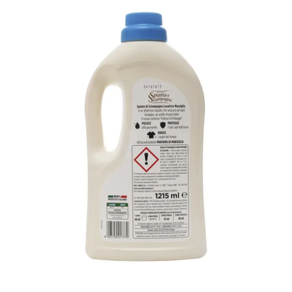 SPUMA DI SCIAMPAGNA DETERSIVO BUCATO LAVATRICE MARSIGLIA 27 LAVAGGI 1215 ML
