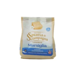 SPUMA DI SCIAMPAGNA DETERSIVO LAVATRICE IN POLVERE MARSIGLIA SACCO 22 LAVAGGI
