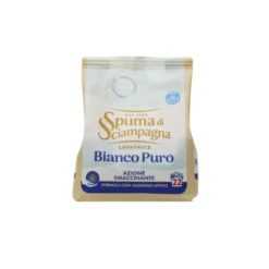 SPUMA DI SCIAMPAGNA SACCO DETERSIVO POLVERE BUCATO LAVATRICE BIANCO PURO 22 LAVAGGI
