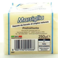 SPUMA DI SCIAMPAGNA SAPONE BUCATO PEZZI CUBO MARSIGLIA 250 GRAMMI