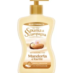 SPUMA DI SCIAMPAGNA SAPONE MANI e VISO MANDORLA e KARITE' 430 ML