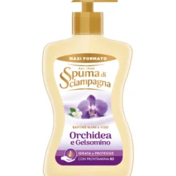 SPUMA DI SCIAMPAGNA SAPONE MANI e VISO ORCHIDEA e GELSOMINO 430 ML