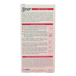 STREP 20 STRISCE DEPILATORIE VISO E PARTI DELICATE CRISTAL