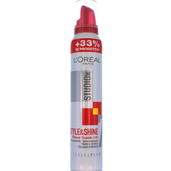 STUDIO LINE STYLE&SHINE SPUMA IPERFORTE 150+50 ML