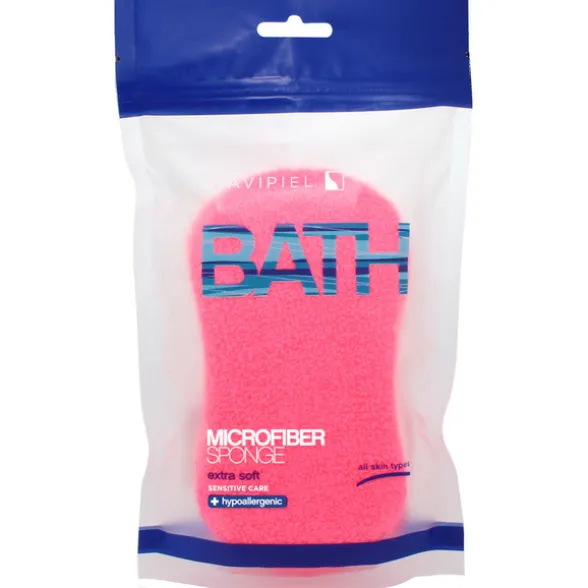 SUAVIPIEL SPUGNA DA BAGNO IN MICROFIBRA EXTRA SOFT SENSITIVE CARE ROSA