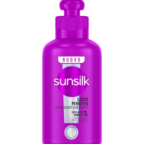SUNSILK CREMA LISCIANTE DISTRICANTE LISCIO PERFETTO - LISCIO MAGNETICO E AZIONE ANTI CRESPO - 200 ML