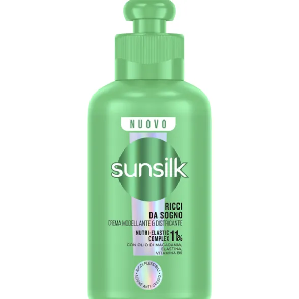 SUNSILK CREMA MODELLANTE DISTRICANTE RICCI DA SOGNO - RICCI FLESSIBILI E AZIONE ANTI-CRESPO - 200 ML