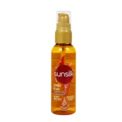 SUNSILK SCINTILLE DI LUCE OLIO NUTRIENTE CON OLIO D'ARGAN CAPELLI SPENTI E CRESPI 75 ML