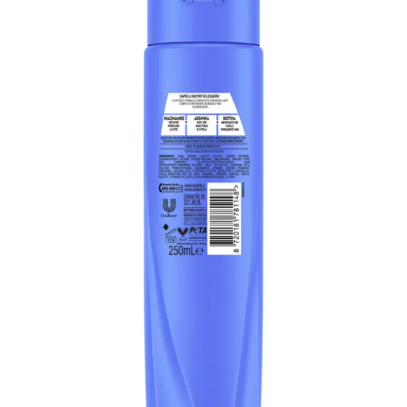 SUNSILK SHAMPOO 2in1 SCIOLTI e FLUENTI - NUTRE SENZA APPESANTIRE - 250 ML
