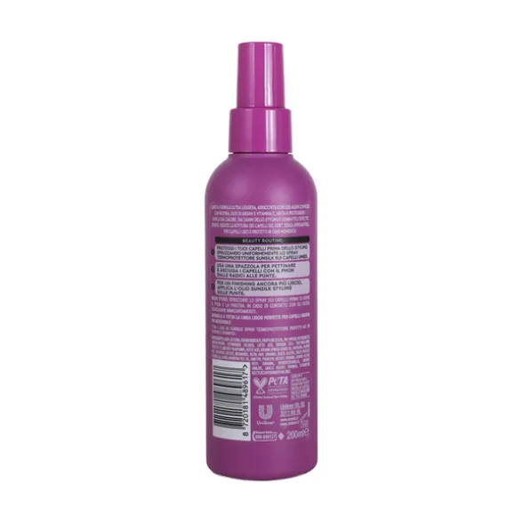 SUNSILK TERMOPROTETTORE SPRAY LISCIO PERFETTO CON OLIO DI ARGAN 200 ML