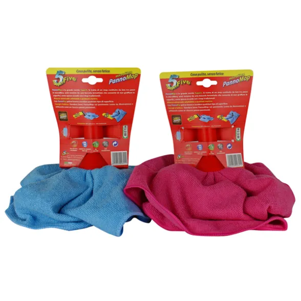 SUPER FIVE PANNO MOP NON GRAFFIA 3 PANNI UNITI IN MICROFIBRA