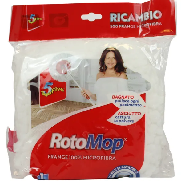 SUPER FIVE ROTOMOP RICAMBIO 100% MICROFIBRA