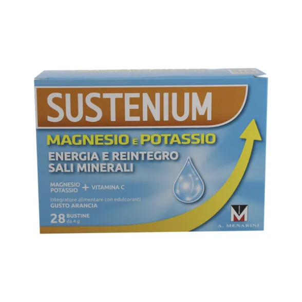 SUSTENIUM MAGNESIO e POTASSIO 28 BUSTINE GUSTO ARANCIA