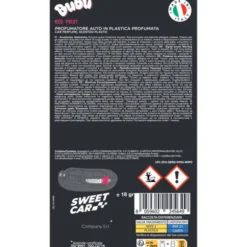 SWEET CAR PROFUMATORE AUTO IN PLASTICA PROFUMATA RED FRUIT