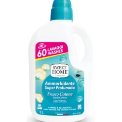 SWEET HOME AMMORBIDENTE SUPER PROFUMATO FRESCO COTONE 60 LAVAGGI 3 LITRI
