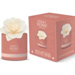 SWEET HOME COFANETTO PROFUMATORE AMBIENTE PETIT FLEUR ROSA SILVESTRE & LEGNI CHIARI 140 ML