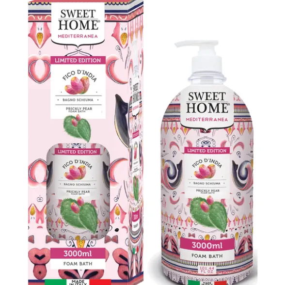 SWEET HOME COLLEZIONE MEDITERRANEA BAGNOSCHIUMA FICO D'INDIA 3 LT