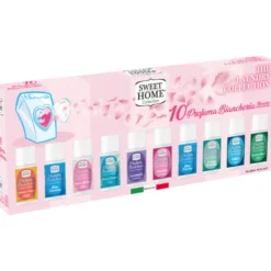 SWEET HOME CONFEZIONE PROFUMATORI BIANCHERIA 10 PEZZI DA 20 ML FRAGRANZE MISTE